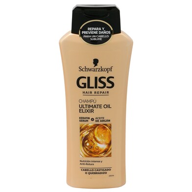 Champú ultimate oil elixir cabello castigado Gliss bote 400 ml-0