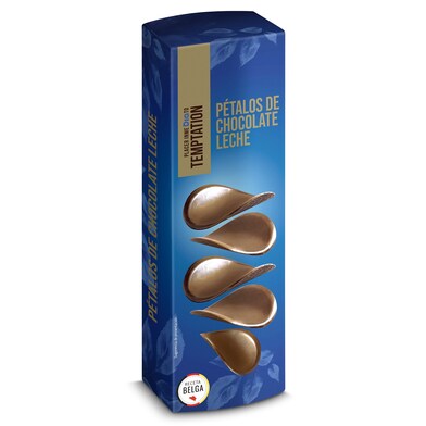 Pétalos de chocolate con leche Temptation de Dia estuche 150 g-0