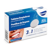 Tabletas limpiadoras para prótesis dentales Senti2 caja 30 unidades
