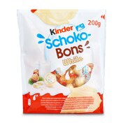 Huevos de chocolate blanco relleno de leche y avellanas Kinder bolsa 200 g