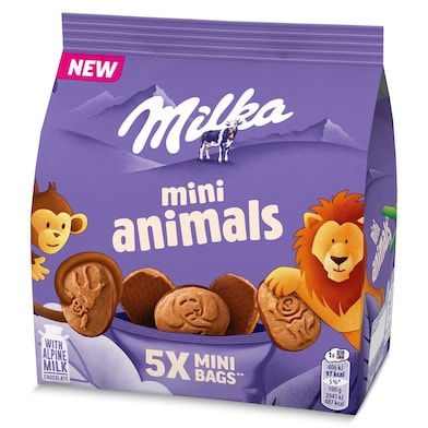 Galletas mini animals Milka 99,5 g-0 Galletas mini animals Milka 99,5 g-0
