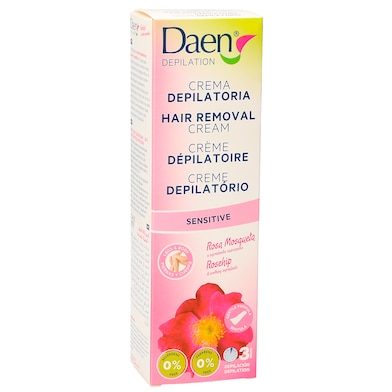 Crema depilatoria rosa mosqueta Daen tubo 125 ml-0