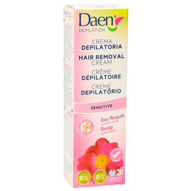 Crema depilatoria rosa mosqueta Daen tubo 125 ml-0 Crema depilatoria rosa mosqueta Daen tubo 125 ml-0