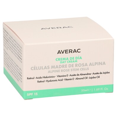 Crema facial de día spf 15 con células madre de rosa alpina Averac 50 ml-0 Crema facial de día spf 15 con células madre de rosa alpina Averac 50 ml-0