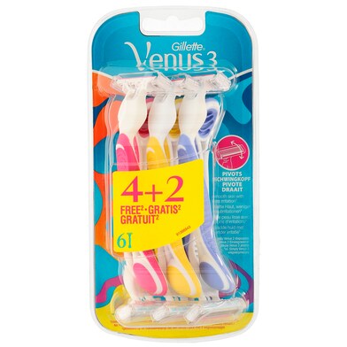 Maquinilla desechable mujer bolsa Gillette Venus bolsa 6 unidades-0 Maquinilla desechable mujer bolsa Gillette Venus bolsa 6 unidades-0