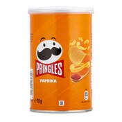 Patatas fritas paprika Pringles bote 70 g