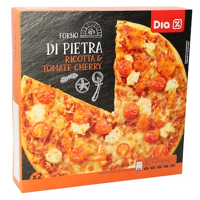 Pizza ricotta y tomate cherry Dia caja 300 g-0