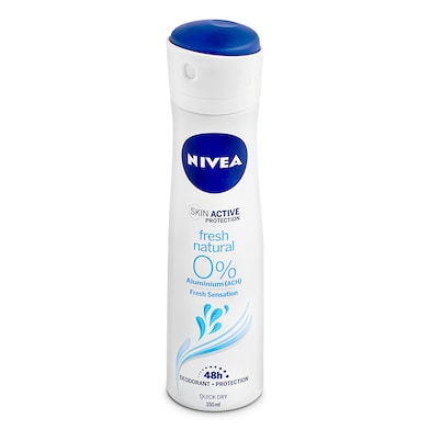 Desodorante fresh natural Nivea spray 150 ml-0