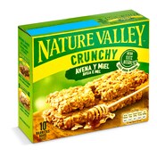 Barritas de cereales de avena y miel crunchy Nature Valley caja 210 g