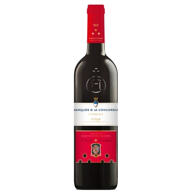 Vino tinto D.O. Rioja Marqués de la Concordi botella 75 cl-0 Vino tinto D.O. Rioja Marqués de la Concordi botella 75 cl-0