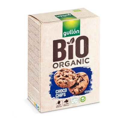 Galletas cookies con choco chips Gullón Vitalday caja 250 g-0 Galletas cookies con choco chips Gullón Vitalday caja 250 g-0