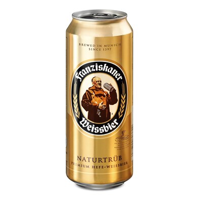 Cerveza rubia alemana Franziskaner lata 50 cl-0 Cerveza rubia alemana Franziskaner lata 50 cl-0