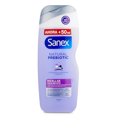 Gel de ducha dermo equilibrante Sanex botella 600 ml-0