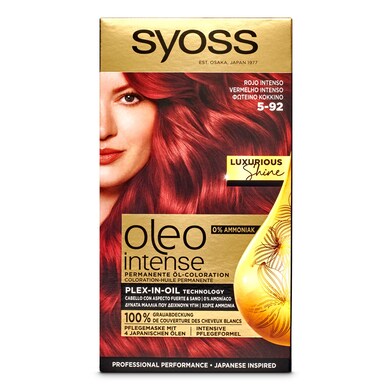 Tinte rojo intenso nº5-92 Syoss caja 1 unidad-1