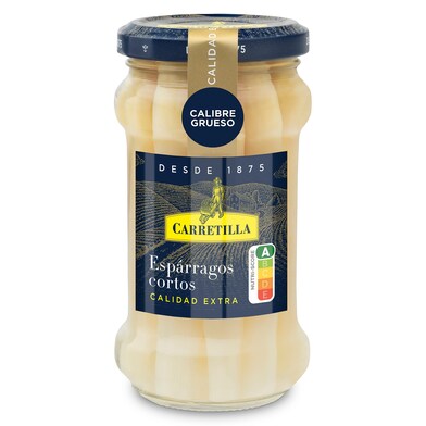 Espárragos blancos cortos gruesos Carretilla frasco 110 g-0