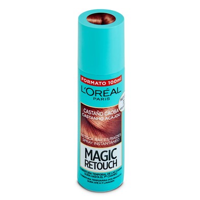 Tinte castaño caoba retoca raíces instantáneo Magic retouch bote 100 ml-0