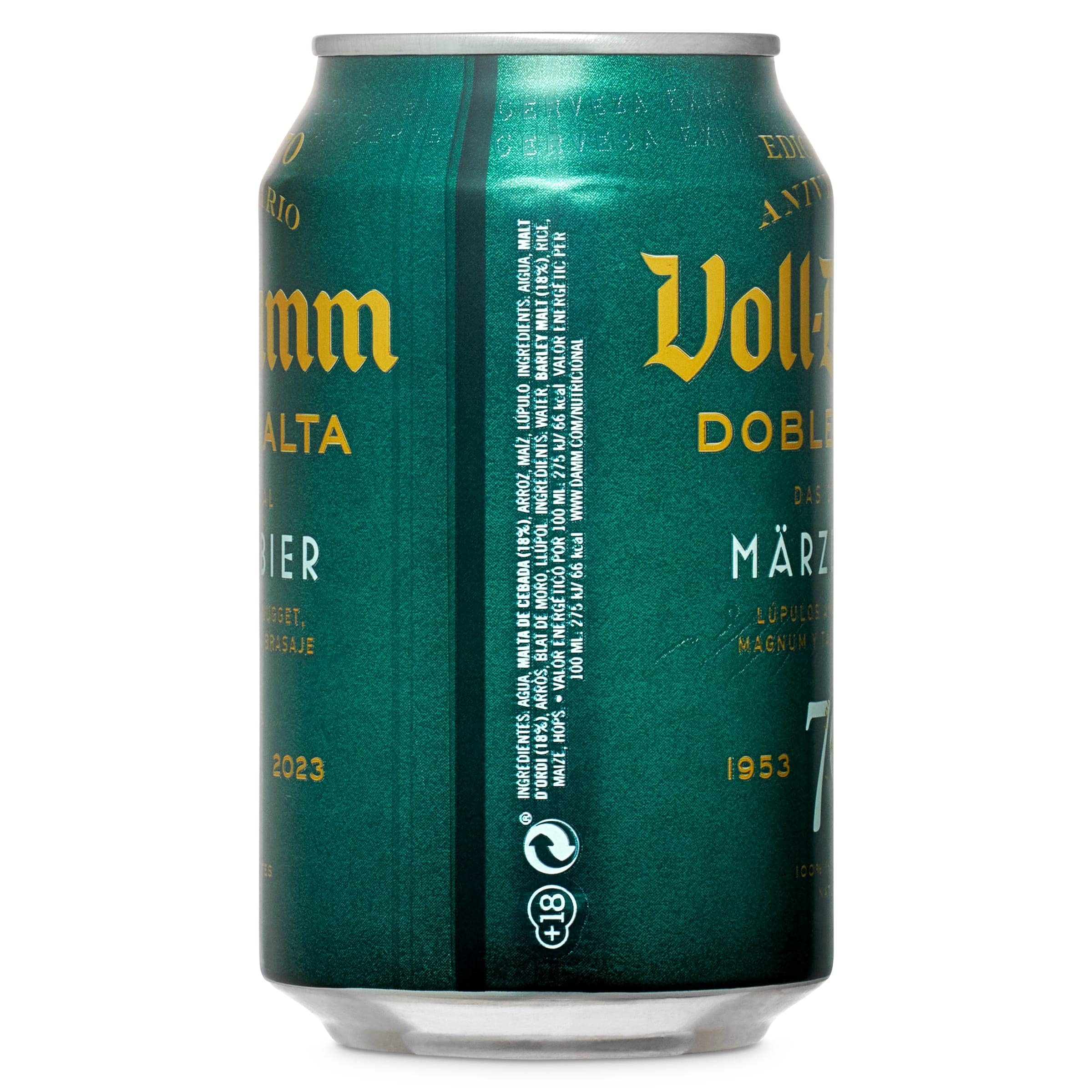 Cerveza doble malta Voll Damm 33 cl