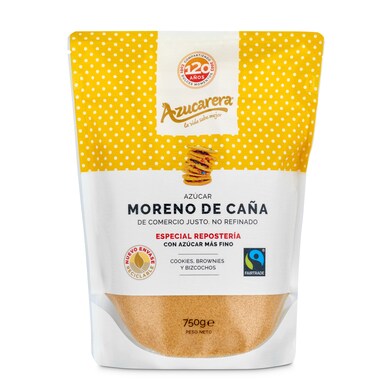 Azúcar moreno de caña Azucarera bolsa 750 g-0 Azúcar moreno de caña Azucarera bolsa 750 g-0