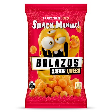 Bolitas de queso Snack Maniac de Dia bolsa 85 g-0