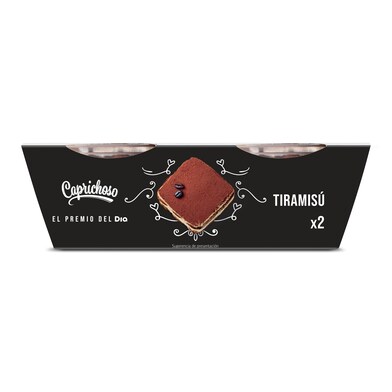 Tiramisú CAPRICHOSO 2 unidades PACK 180 GR-1 Tiramisú CAPRICHOSO 2 unidades PACK 180 GR-1