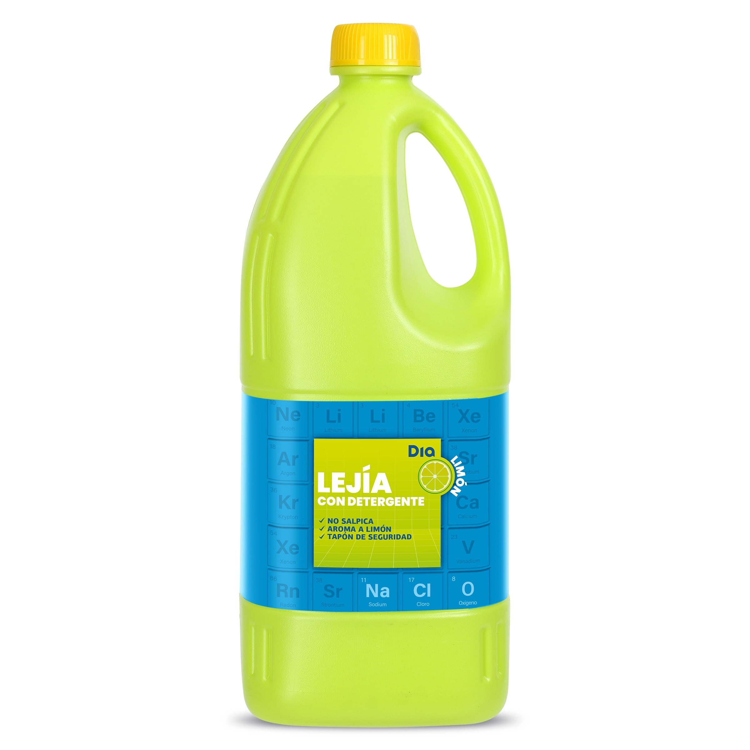 Lejía con detergente limón Dia 2 L