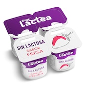 Sabor fresa sin lactosa Dia Láctea pack 4 x 125 g
