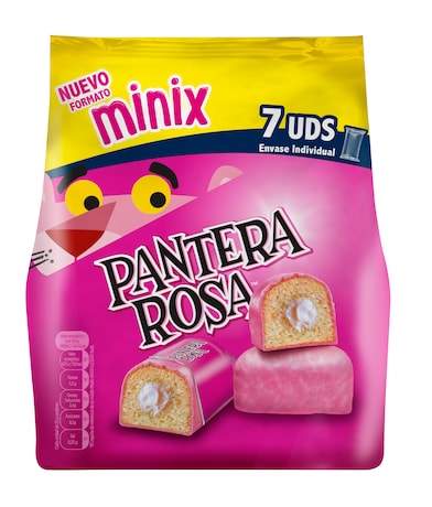 Mini bizcochitos Bimbo Pantera Rosa bolsa 161 g-0