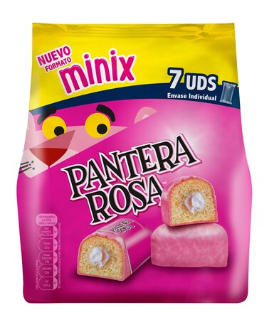 Mini bizcochitos Bimbo Pantera Rosa bolsa 161 g-0 Mini bizcochitos Bimbo Pantera Rosa bolsa 161 g-0