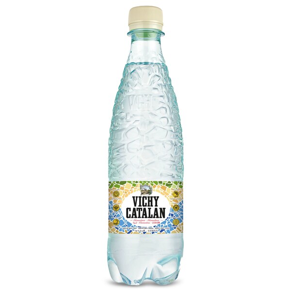 Agua Mineral Con Gas Vichy Catalán Botella 50 Cl.
