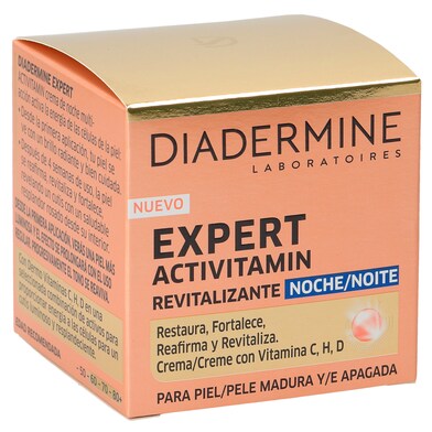 Vitamin crema de noche revitalizante piel Diadermine 50 ml-0