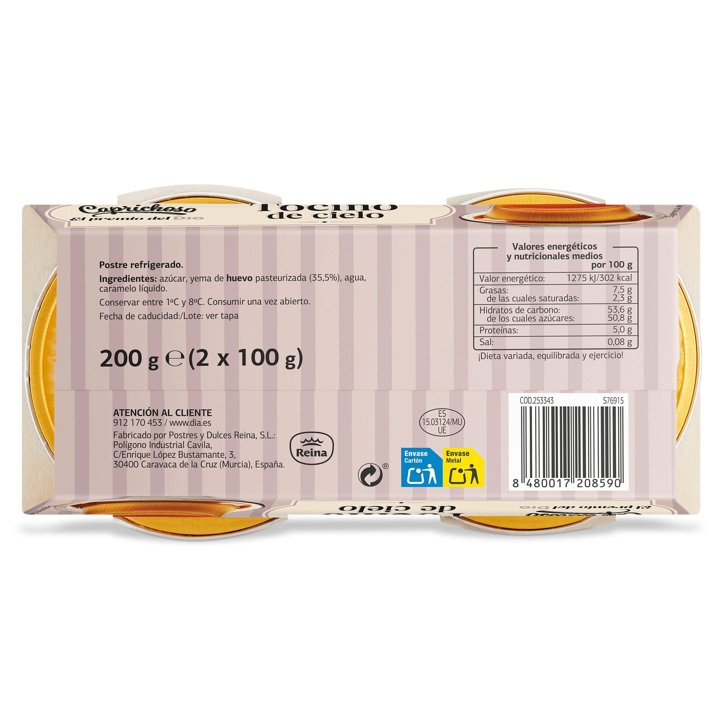 Tocino de cielo Dia Caprichoso 2 x 100 g