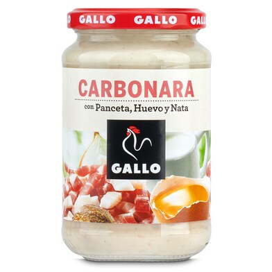 Salsa carbonara Gallo frasco 330 ml-0