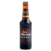 Cerveza lager dunkel Mahou Maestra botella 33 cl