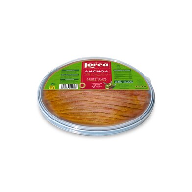 Pandereta de anchoa del cantábrico Lorea blister 125 g-0