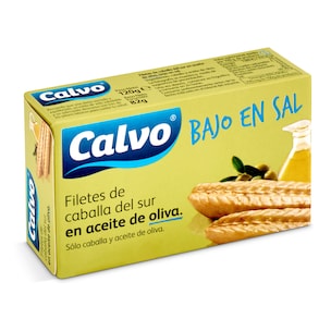 filetes de caballa en aceite de oliva bajo en sal 82 g