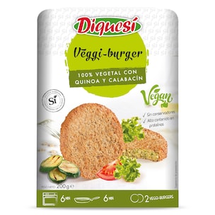 hamburguesas veganas de calabacin y quinoa 200 g