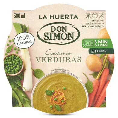 Crema de verduras Don Simón tarrina 300 ml-1
