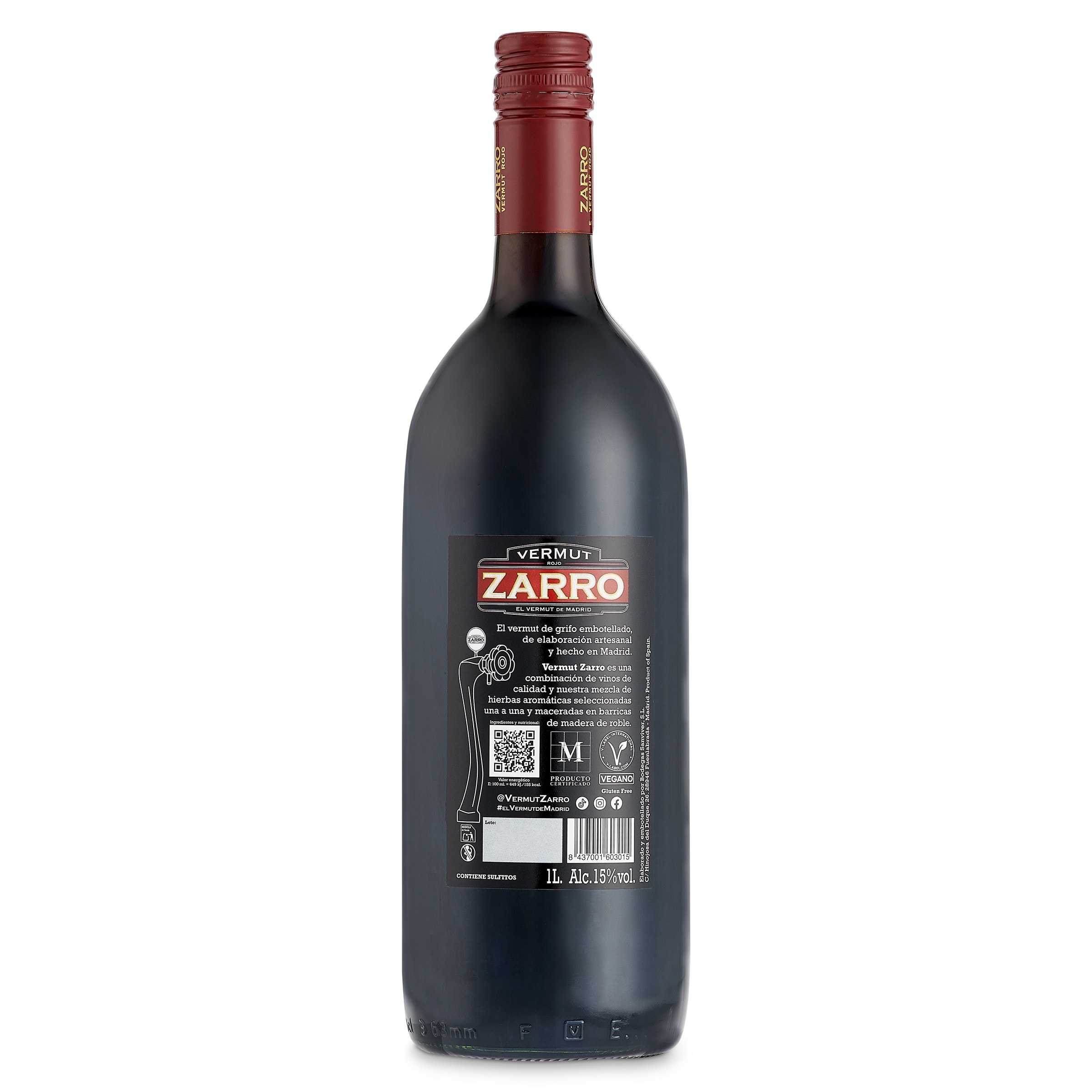 Vermouth rojo Zarro 1 L