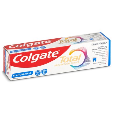 Pasta dentífrica blanqueador Colgate Total tubo 75 ml-0