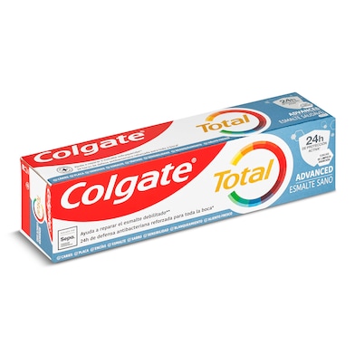 Pasta dentífrica esmalte sano Colgate Total tubo 75 ml-0