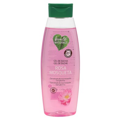 Gel de ducha rosa mosqueta Bonté Naturals de Dia bote 750 ml-0