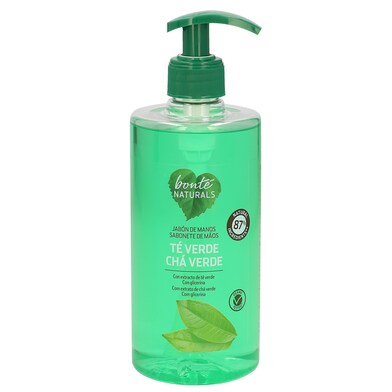 Jabón de manos líquido té verde Bonté Naturals de Dia bote 500 ml-0 Jabón de manos líquido té verde Bonté Naturals de Dia bote 500 ml-0