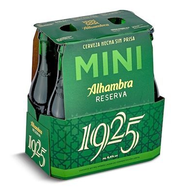 Cerveza reserva 1925 Alhambra botella 6 x 225 ml-0