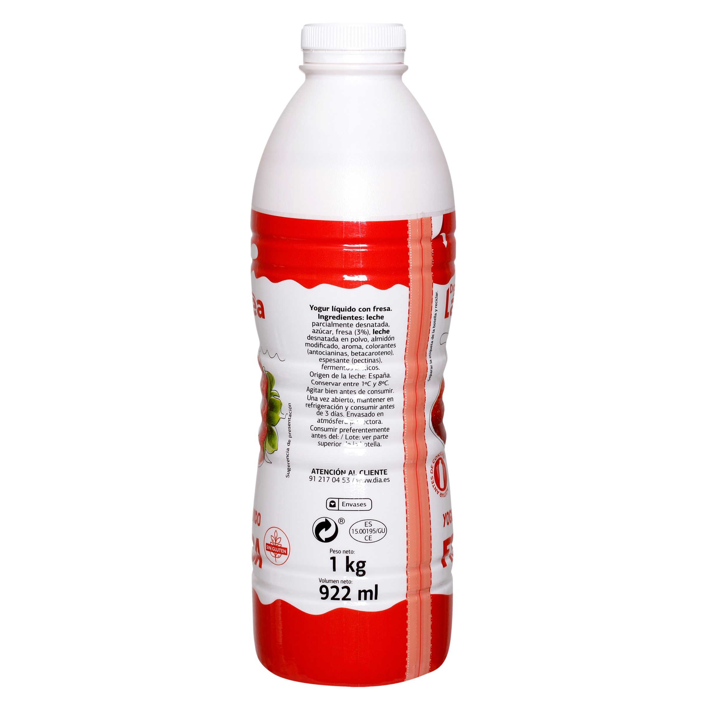 Yogur líquido sabor fresa Dia Láctea 1 Kg