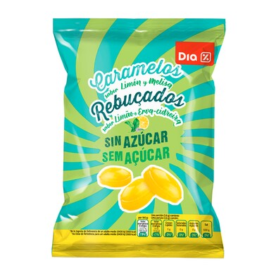 Caramelos sabor limón sin azúcar Dia bolsa 200 g-0 Caramelos sabor limón sin azúcar Dia bolsa 200 g-0