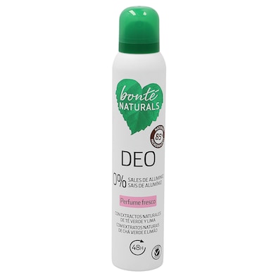 Desodorante perfume fresco 0% sales de aluminio Dia spray 200 ml-0