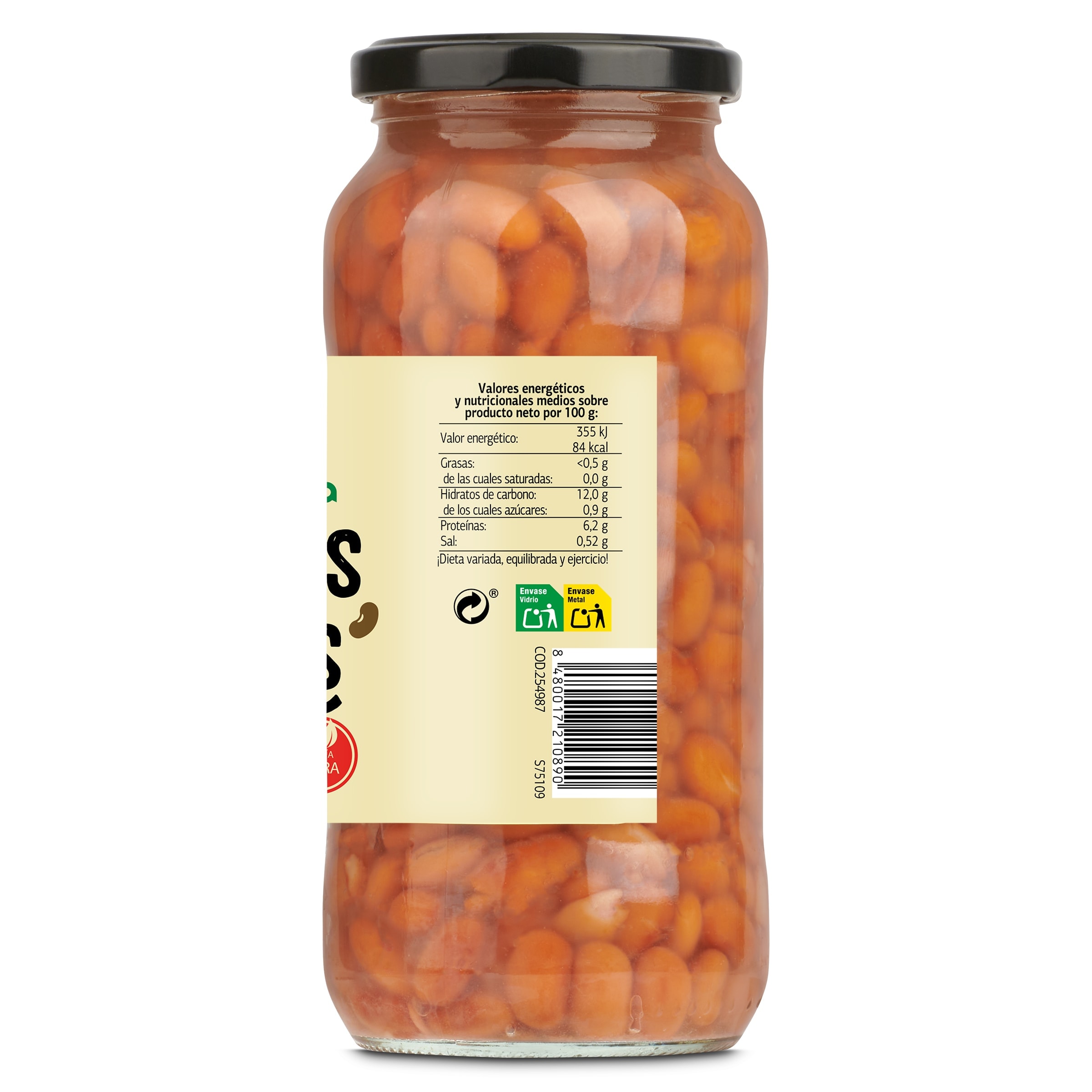 Alubias pintas cocidas Dia Vegecampo 400 g