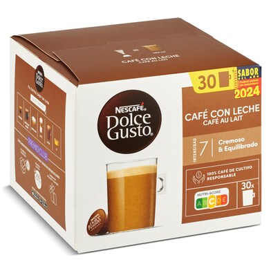 Café con leche en cápsulas Nescafé Dolce Gusto caja 30 unidades-0