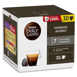 Cápsulas de café espresso intenso Dolce Gusto 30 unidades