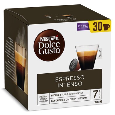 Café en cápsulas espresso intenso Nescafé Dolce Gusto caja 30 unidades-0 Café en cápsulas espresso intenso Nescafé Dolce Gusto caja 30 unidades-0